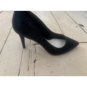 Jessica Simpson womens shoes size 7.5M 3.5 inch heels Dark blue